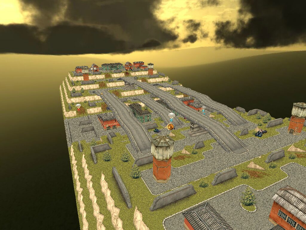 Die Karte Highways von oben